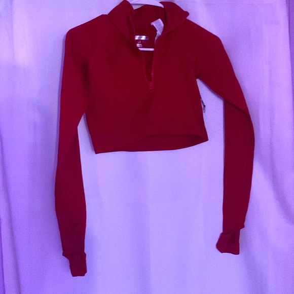 Fitted Red Fitness Jacket - Picture 1 of 3